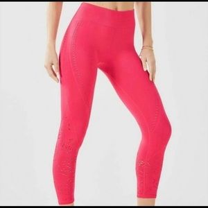 Fabletics Seamless high wasted neon pink legging S